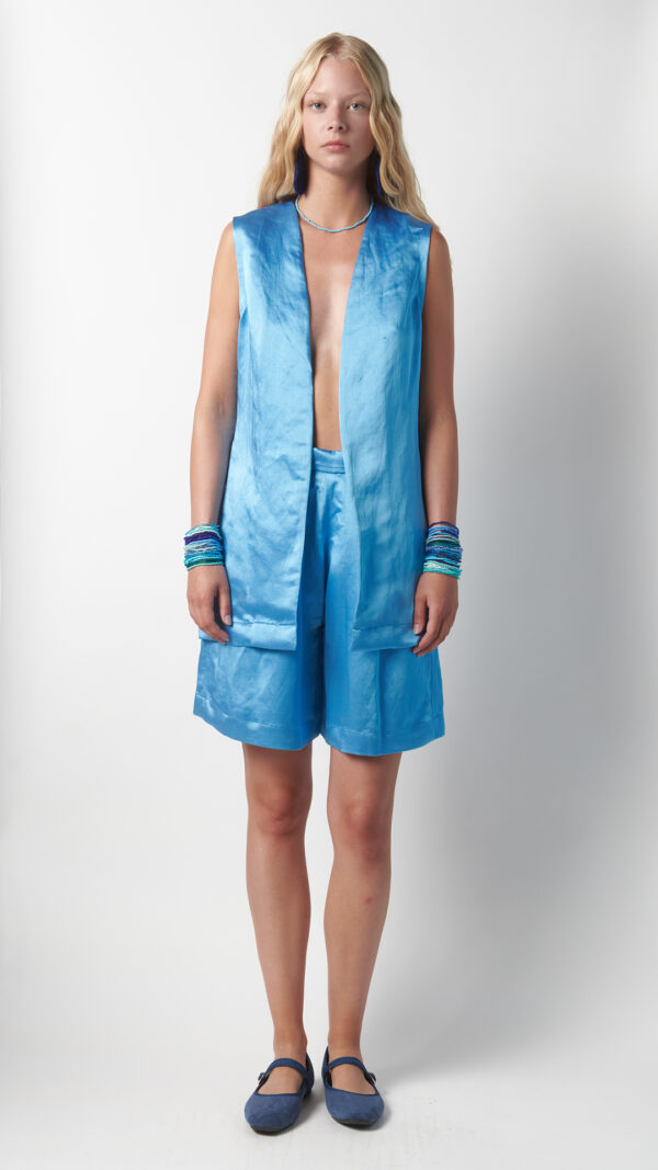Gilet donna estivo blu navy