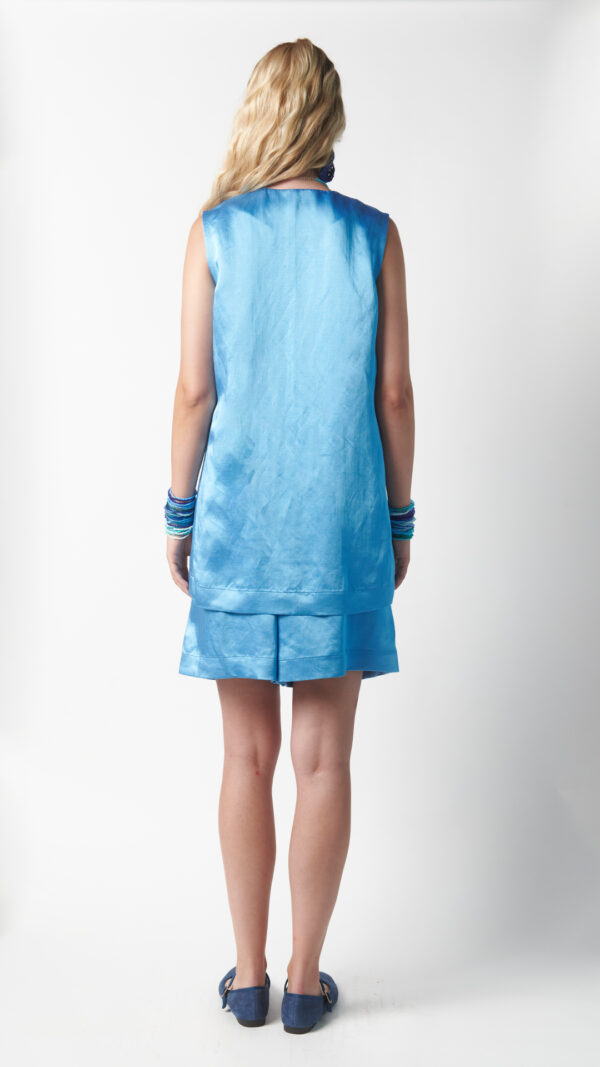 Gilet donna estivo blu navy - immagine 3
