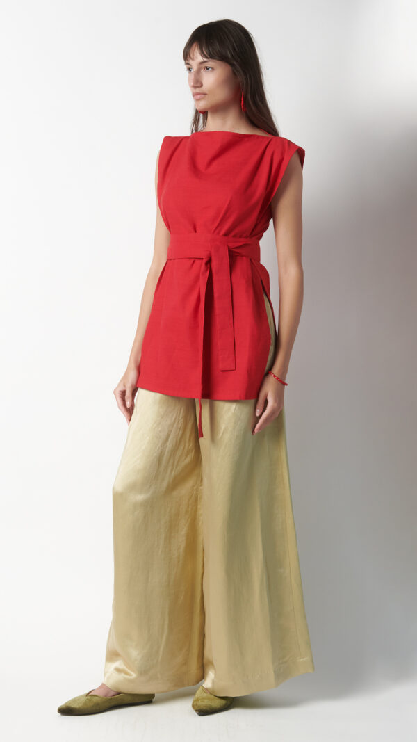 Top Kimono rosso - immagine 2