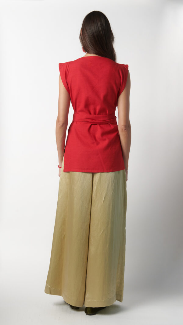 Top Kimono rosso - immagine 3
