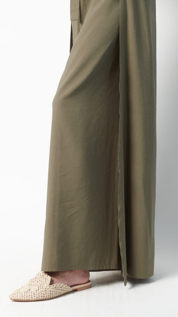 Pantalone pareo verde oliva - immagine 3