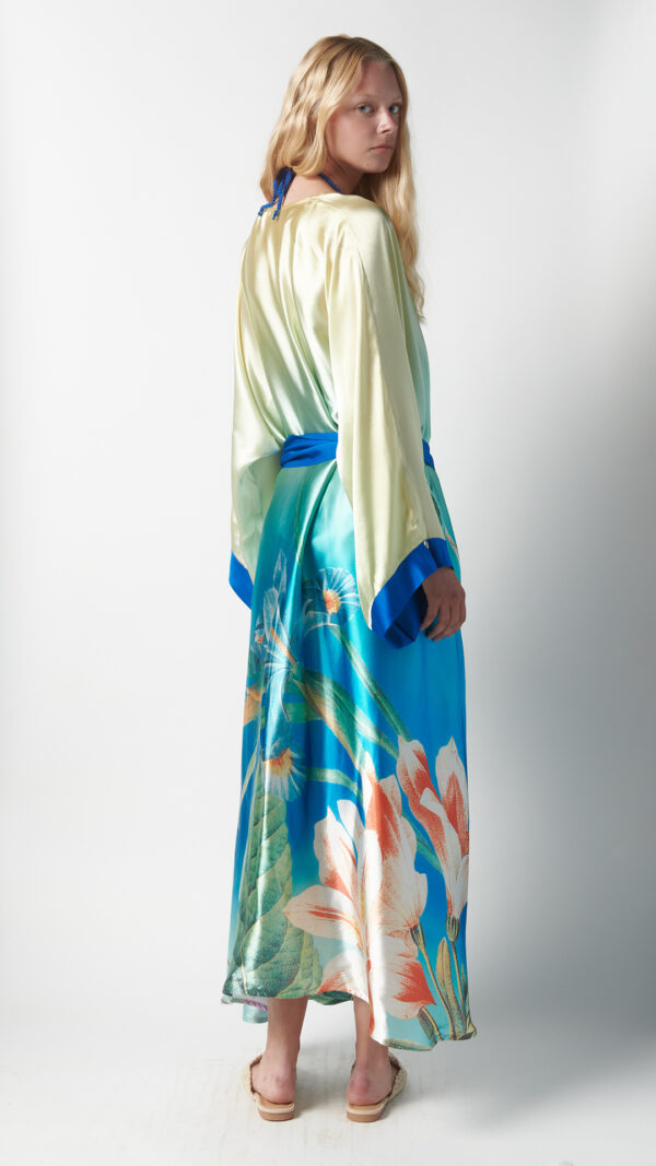 Vestaglia kimono in seta - immagine 3