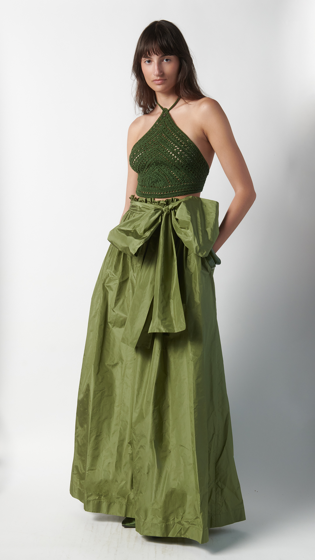 gonna ampia elegante