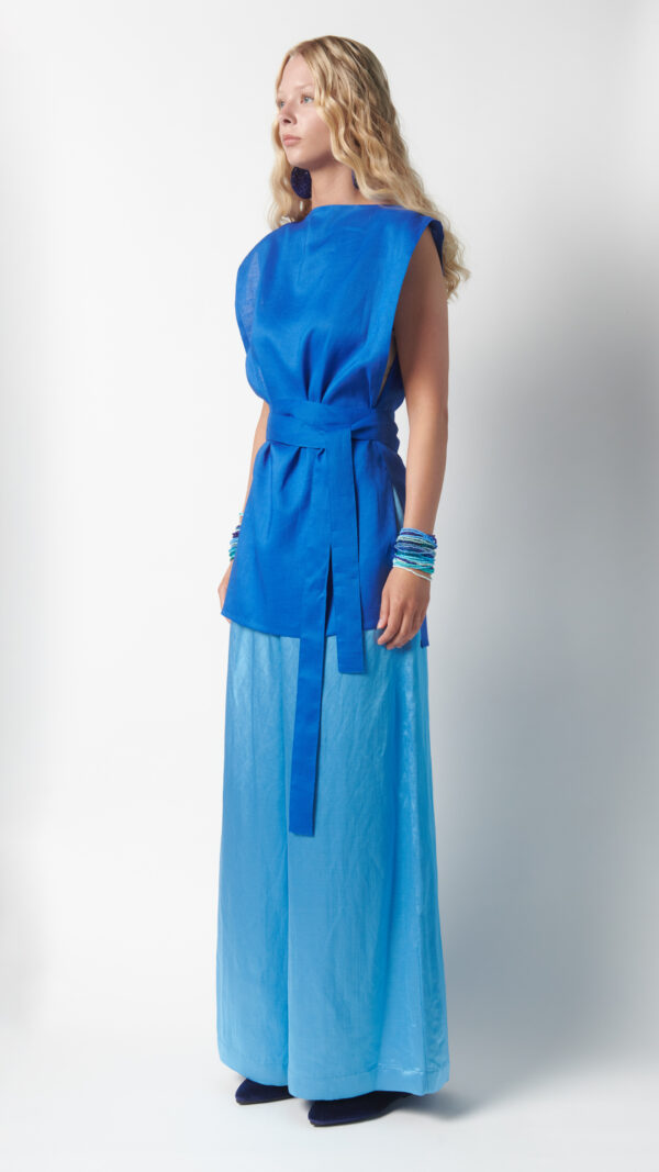 Top Kimono blu zaffiro - immagine 2