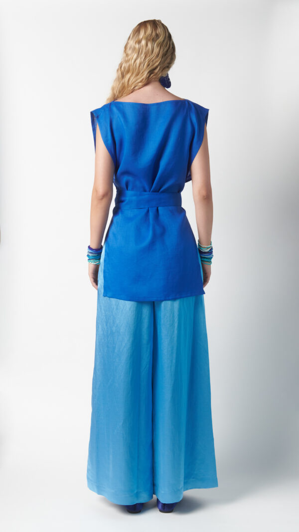 Top Kimono blu zaffiro - immagine 3