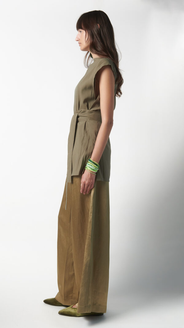 Top Kimono verde oliva - immagine 3