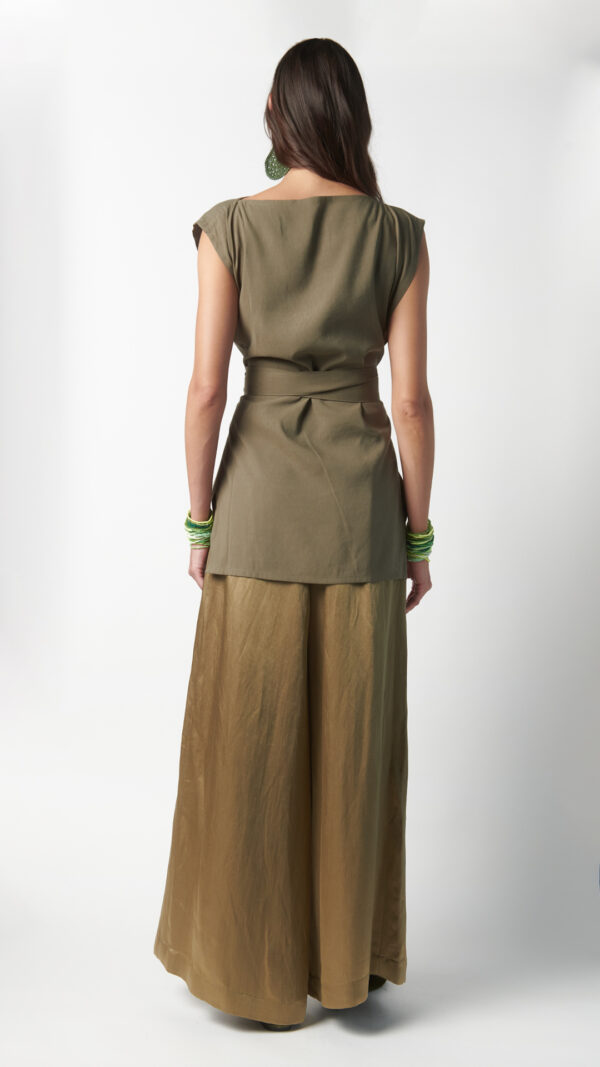Top Kimono verde oliva - immagine 4