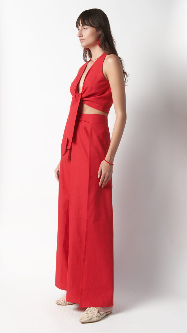 Pantalone pareo rosso - immagine 2