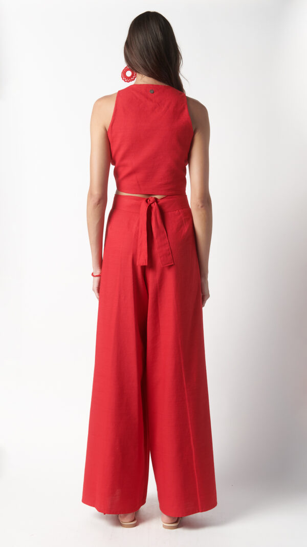 Pantalone pareo rosso - immagine 3