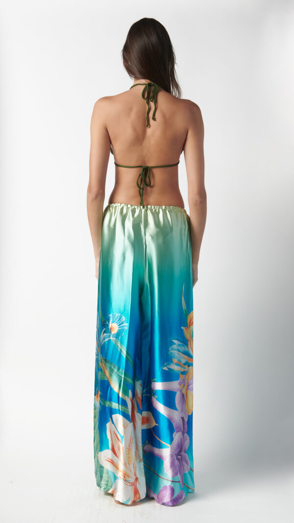 Pantalone pigiama in seta - immagine 3